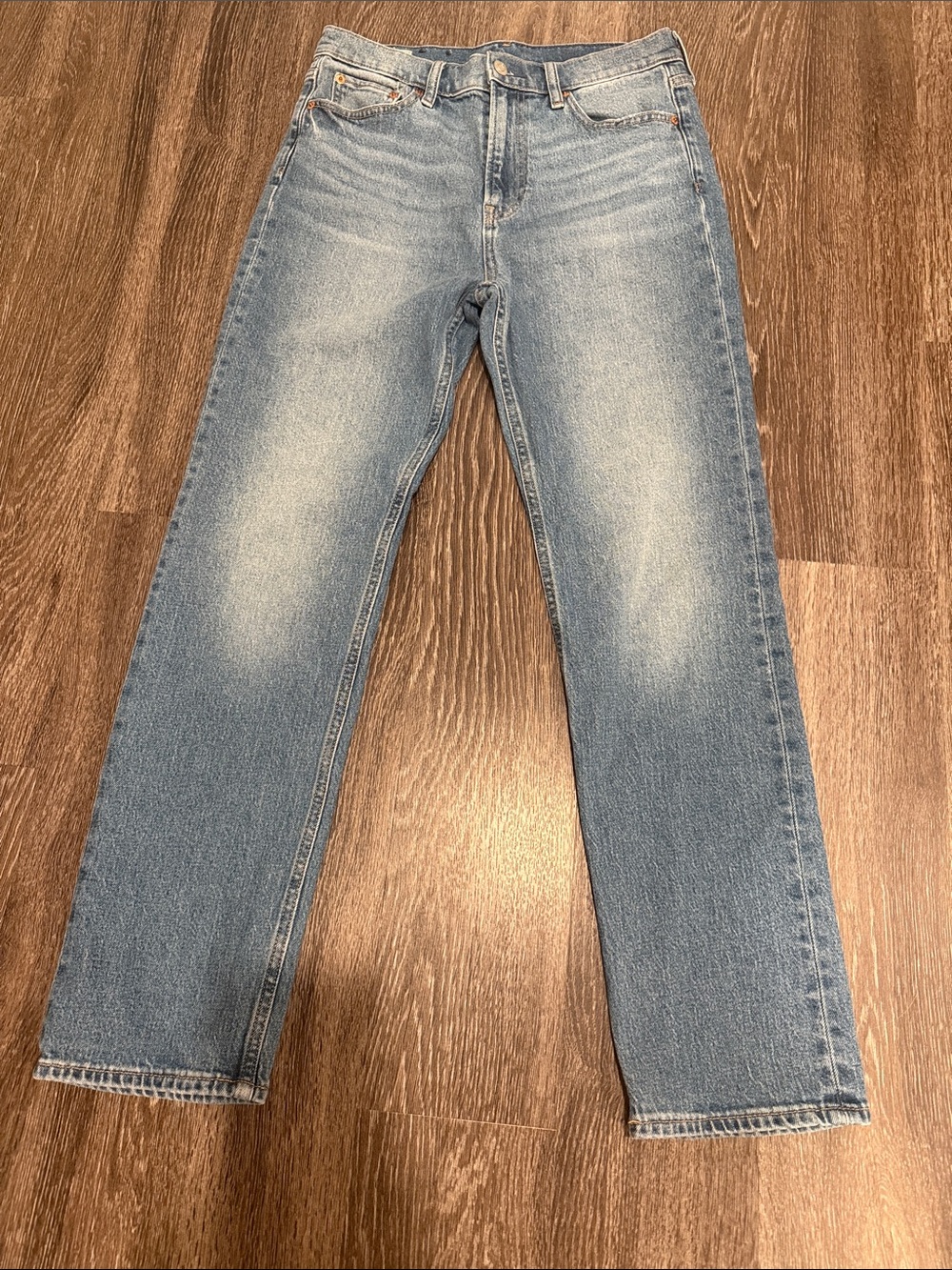 GAP Women's Straight Leg Jeans - Light Blue - Picture 3 of 11